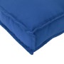 Cojines de palet para banco 2 pcs azul real 100x40x8 cm by , Cushions for chairs and sofas - Ref: Foro24-42001695, Price: 62,...