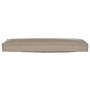 Cojín Exterior Taupe Poliéster 120 x 40 x 8 cm Fundas removibles by , Cushions for chairs and sofas - Ref: Foro24-42001703, P...