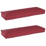 Cojín Exterior Burdeos Poliéster Estándar Fundas Removibles by , Cushions for chairs and sofas - Ref: Foro24-42001704, Price:...