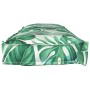 Cojín Exterior Verde y Blanco Poliéster 120 x 40 x 8 cm Patrón by , Cushions for chairs and sofas - Ref: Foro24-42001706, Pri...