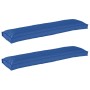Cojín Exterior Azul Real Poliéster 150 cm x 40 cm x 8 cm Cojín by , Cushions for chairs and sofas - Ref: Foro24-42001715, Pri...