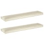 Cojín exterior Juego de 2 Crema Poliéster Grande Set de cojines von , Kissen für Stühle und Sofas - Ref: Foro24-42001720, Pre...