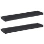 Cojín de Exterior Set de 2 Negro Poliéster 40 x 180 cm Cojines by , Cushions for chairs and sofas - Ref: Foro24-42001722, Pri...