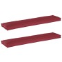 Cojines de Palet para Banco 2 pcs Rojo Vino 180x40x8 cm Tela Oxford von , Kissen für Stühle und Sofas - Ref: Foro24-42001724,...