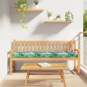 Cojines para Palets para Banco 2 pcs Patrón de Hojas 180x40x8 cm Tela Oxford von , Kissen für Stühle und Sofas - Ref: Foro24-...
