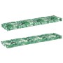 Cojines para Palets para Banco 2 pcs Patrón de Hojas 180x40x8 cm Tela Oxford von , Kissen für Stühle und Sofas - Ref: Foro24-...
