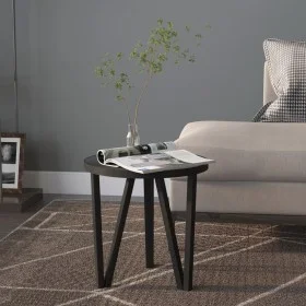 Black MDF coffee table Ø35 cm by vidaXL, Side tables - Ref: Foro24-331667, Price: 32,05 €, Discount: %