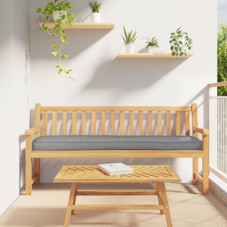 Cojines para palets para banco 2 pcs Gris 200x40x8 cm Tela Oxford von , Kissen für Stühle und Sofas - Ref: Foro24-42001729, P...