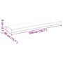 Cojines de Palet  para Banco 2 pcs Crema 200x40x8 cm Tela Oxford | Foro24.es | Tu tienda online para hogar, jardín y más Foro24.es