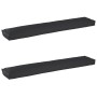Cojines para Palets para Banco 2 pcs Negro 200x40x8 cm Tela Oxford de , Cojines para sillas y sofás - Ref: Foro24-42001732, P...