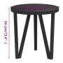 Black MDF coffee table Ø35 cm by vidaXL, Side tables - Ref: Foro24-331667, Price: 33,12 €, Discount: %