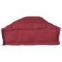 Cojines para Pallet para Banco 2 pcs Rojo Vino 200x40x8 cm Tela Oxford von , Kissen für Stühle und Sofas - Ref: Foro24-420017...