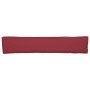 Cojines para Pallet para Banco 2 pcs Rojo Vino 200x40x8 cm Tela Oxford von , Kissen für Stühle und Sofas - Ref: Foro24-420017...