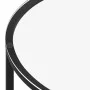 Black tempered glass and black marble coffee table 70 cm by vidaXL, Side tables - Ref: Foro24-331619, Price: 87,76 €, Discoun...