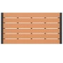 Set de Comedor de Jardín de 3 Piezas de Acero y WPC Marrón by , garden benches - Ref: Foro24-42001770, Price: 212,05 €, Disco...
