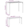 Set de Comedor de Jardín de 3 Piezas de Acero y WPC Marrón by , garden benches - Ref: Foro24-42001770, Price: 212,05 €, Disco...