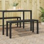 Banco de jardín de 100 cm en acero y WPC negro von , Gartenbänke - Ref: Foro24-42001771, Preis: 69,22 €, Rabatt: -5%%