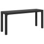 Banco de jardín de 100 cm en acero y WPC negro de , Bancos de jardín - Ref: Foro24-42001771, Precio: 70,92 €