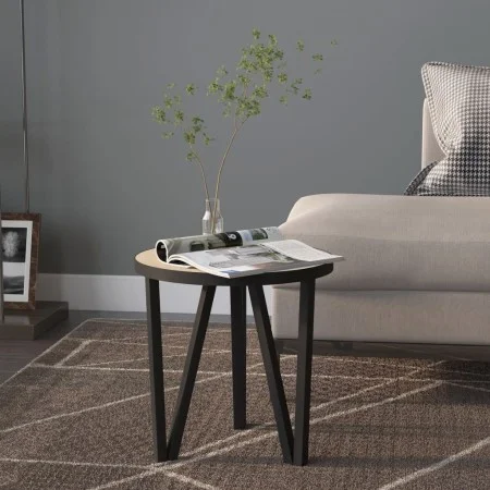 Sonoma oak MDF coffee table Ø35 cm by vidaXL, Side tables - Ref: Foro24-331666, Price: 25,70 €, Discount: %