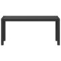 Banco de jardín de 100 cm en acero y WPC negro de , Bancos de jardín - Ref: Foro24-42001771, Precio: 70,92 €
