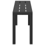 Banco de jardín de 100 cm en acero y WPC negro de , Bancos de jardín - Ref: Foro24-42001771, Precio: 70,92 €
