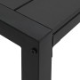 Banco de jardín de 100 cm en acero y WPC negro de , Bancos de jardín - Ref: Foro24-42001771, Precio: 70,92 €
