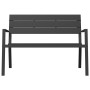 Banco de Jardín de Acero y WPC Negro von , Gartenbänke - Ref: Foro24-42001773, Preis: 97,28 €, Rabatt: %
