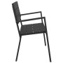 Banco de Jardín de Acero y WPC Negro von , Gartenbänke - Ref: Foro24-42001773, Preis: 97,28 €, Rabatt: %
