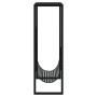 Black steel magazine rack 35x15x45 cm by vidaXL, Magazine racks - Ref: Foro24-331668, Price: 55,54 €, Discount: %