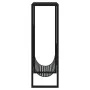 Black steel magazine rack 35x15x45 cm by vidaXL, Magazine racks - Ref: Foro24-331668, Price: 58,33 €, Discount: %