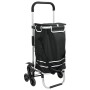 Carrito de compras con escalador de escaleras Negro 40 L de , Fundas para tronas y carros de la compra - Ref: Foro24-42002337...