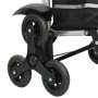 Carrito de compras con escalador de escaleras Negro 40 L de , Fundas para tronas y carros de la compra - Ref: Foro24-42002337...