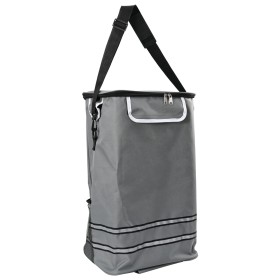 Carro de Compras con Ruedas y Asa Ajustable Gris 40 L de , Fundas para tronas y carros de la compra - Ref: Foro24-42002338, P...