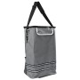 Carro de Compras con Ruedas y Asa Ajustable Gris 40 L de , Fundas para tronas y carros de la compra - Ref: Foro24-42002338, P...