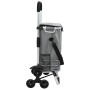 Carro de Compras con Ruedas y Asa Ajustable Gris 40 L de , Fundas para tronas y carros de la compra - Ref: Foro24-42002338, P...