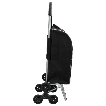 Carro de Compras con Escalador de Escaleras Negro 38 L de , Fundas para tronas y carros de la compra - Ref: Foro24-42002342, ...