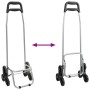 Carrito de Compras con Escalador de Escaleras Azul 38 L de , Fundas para tronas y carros de la compra - Ref: Foro24-42002341,...