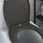 Asiento de inodoro de liberación rápida con cierre suave en duroplasto antracita by , Toilet and bidet seats - Ref: Foro24-42...