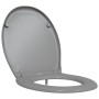 Asiento de Inodoro de Liberación Rápida con Cierre Suave Duroplast Gris by , Toilet and bidet seats - Ref: Foro24-42002347, P...