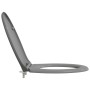 Asiento de Inodoro de Liberación Rápida con Cierre Suave Duroplast Gris by , Toilet and bidet seats - Ref: Foro24-42002347, P...