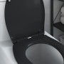Asiento de inodoro de liberación rápida con cierre suave Duroplast Negro by , Toilet and bidet seats - Ref: Foro24-42002348, ...