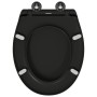 Asiento de inodoro de liberación rápida con cierre suave Duroplast Negro by , Toilet and bidet seats - Ref: Foro24-42002348, ...