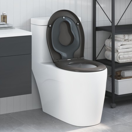 Asiento de inodoro familiar con asiento para niños y sistema de liberación rápida en Duroplast by , Toilet and bidet seats - ...