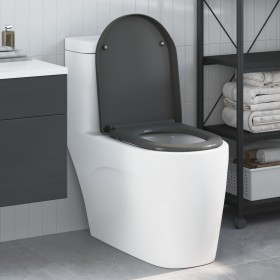 Asiento de inodoro de liberación rápida con cierre suave Duroplast Antracita von , Toiletten- und Bidetsitze - Ref: Foro24-42...