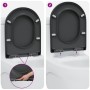 Asiento de inodoro de liberación rápida con cierre suave Duroplast Antracita by , Toilet and bidet seats - Ref: Foro24-420023...