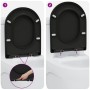 Asiento de Inodoro de Liberación Rápida con Cierre Suave Duroplast Negro de by , Toilet and bidet seats - Ref: Foro24-4200235...
