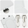 Asiento de Inodoro de Liberación Rápida con Cierre Suave Duroplast Blanco by , Toilet and bidet seats - Ref: Foro24-42002357,...
