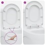 Asiento de Inodoro de Liberación Rápida con Cierre Suave Duroplast Blanco by , Toilet and bidet seats - Ref: Foro24-42002357,...