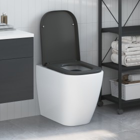 Asiento de inodoro de liberación rápida con cierre suave Duroplast antracita von , Toiletten- und Bidetsitze - Ref: Foro24-42...