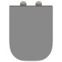 Asiento de inodoro de liberación rápida con cierre suave Duroplast Gris by , Toilet and bidet seats - Ref: Foro24-42002359, P...
